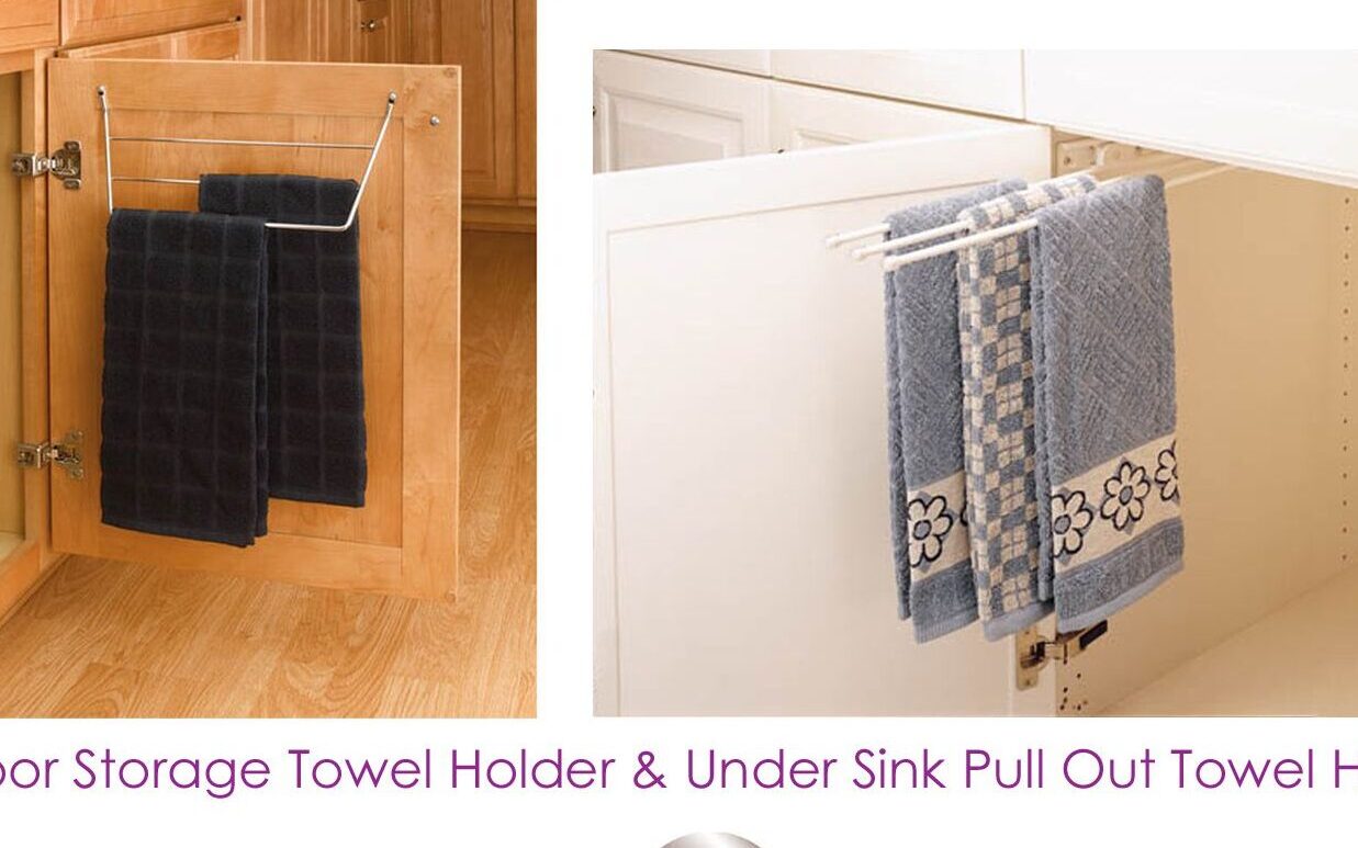 under sink towel bars
