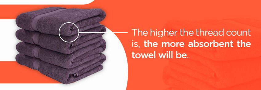 thread count in towel
